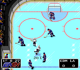 NHLPA Hockey '93 (USA) In game screenshot
